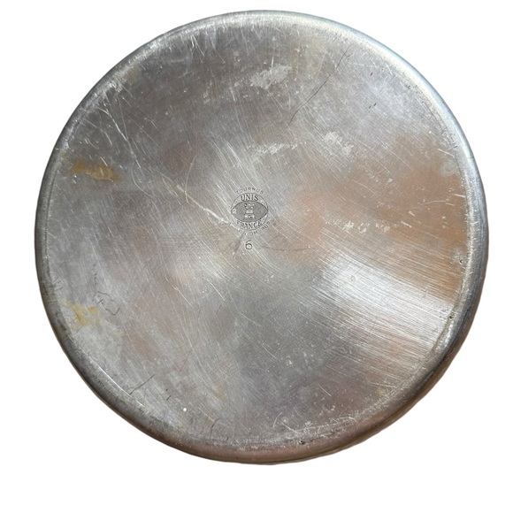 VINTAGE TOURNUS WIDE ALUMINUM FRENCH STEAMER WITH 2 HANDLES - Picture 2 of 10